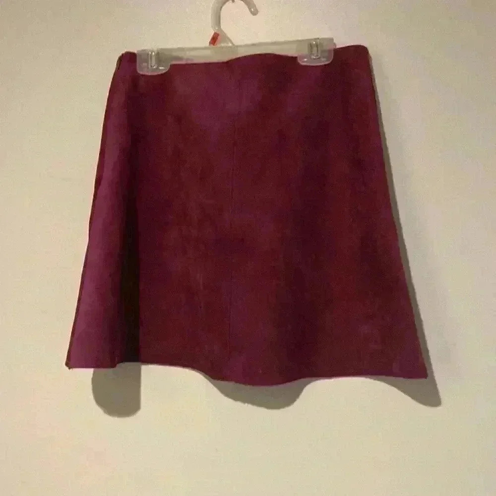Zara faux suede skirt wb collection a line mini - Picture 2 of 5